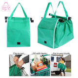 Magic Fish 1 pc Shopping Bag Foldable Eco-friendly Reusable Large Trolley Supermarket Large Capacity Tote Bag