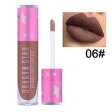 Brand Stars Matte Lipstick Makeup Waterproof Women Lipstick Cosmetics Liquid Lip Gloss Red Velvet Lip Stick Long Lasting Beauty