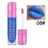 Brand Stars Matte Lipstick Makeup Waterproof Women Lipstick Cosmetics Liquid Lip Gloss Red Velvet Lip Stick Long Lasting Beauty