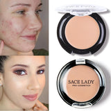 Women Solid Foundation Concealer Perfect Cover Pores Hide Blemish Creamy Makeup Foundation Face Lip Eye Beauty Tool Circle Base