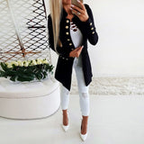 Autumn&Winter Women's Coat Standing Collar Long Sleeve Single-breasted Slim Fit Coat Hot Sales