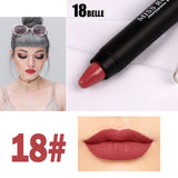 MISS ROSE Brand Lipstick Mate Lip Tint Makeup Long Lasting Velvet Lip Stick Crayon Nutritious Women Cosmetics Waterproof Make Up