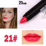 MISS ROSE Brand Lipstick Mate Lip Tint Makeup Long Lasting Velvet Lip Stick Crayon Nutritious Women Cosmetics Waterproof Make Up