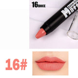 MISS ROSE Brand Lipstick Mate Lip Tint Makeup Long Lasting Velvet Lip Stick Crayon Nutritious Women Cosmetics Waterproof Make Up