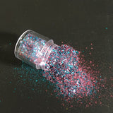 1 Box Mix 10ML Chunky Glitter Sequins Face Body Nails Hair Gems Beauty Makeup Glitter Powder Sequins for Festival & Party  MA03