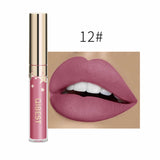 24 Color Lipsticks Matte Waterproof Red Lip Gloss Mate Makeup Long Lasting Nude Brown Women Lips Liquid Lipstick Lippenstift