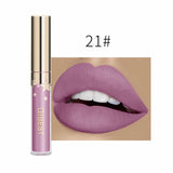 24 Color Lipsticks Matte Waterproof Red Lip Gloss Mate Makeup Long Lasting Nude Brown Women Lips Liquid Lipstick Lippenstift