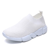 Factory Outlet Women Shoes Plus Size 42 Stretch Fabric Sneakers Women Casual Vulcanize Shoes Female Slip On Basket Socks Shoes