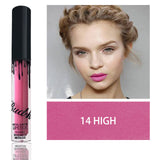 BUD K New Arrival 18 Colors Shimmer Liquid Lipstick Professional Waterproof Matte LIP GLOSS Nude Lipstick Makeup Women Cosmetics