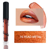 BUD K New Arrival 18 Colors Shimmer Liquid Lipstick Professional Waterproof Matte LIP GLOSS Nude Lipstick Makeup Women Cosmetics